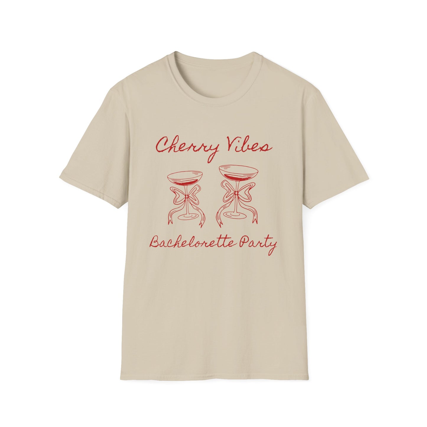 Cherry Vibes Bachelorette Party T-Shirt