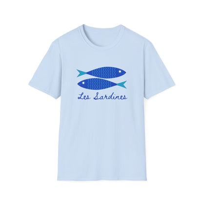 Les sardines Coastal beach Fisherman Aesthetic T-Shirt