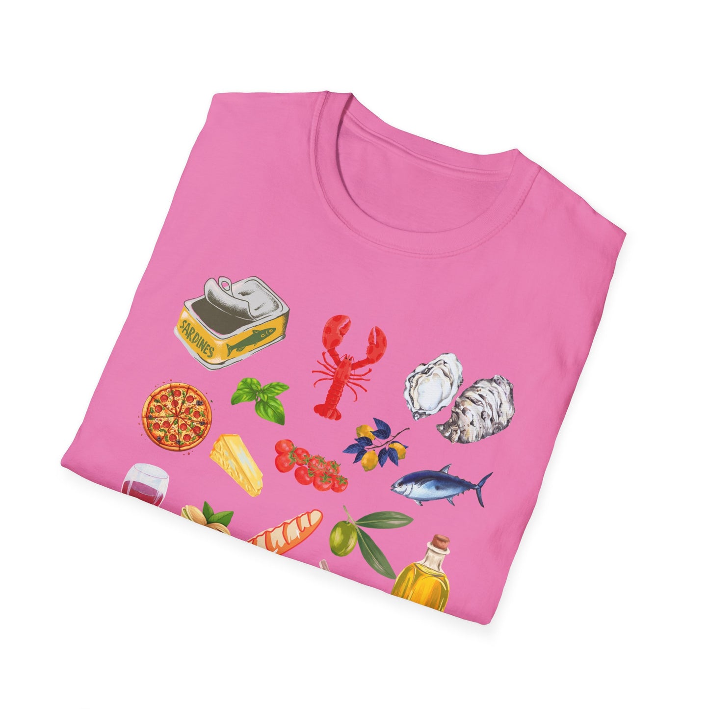 Italian summer Coastal Sardine T-Shirt