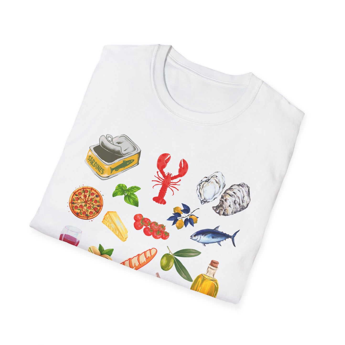 Italian summer Coastal Sardine T-Shirt