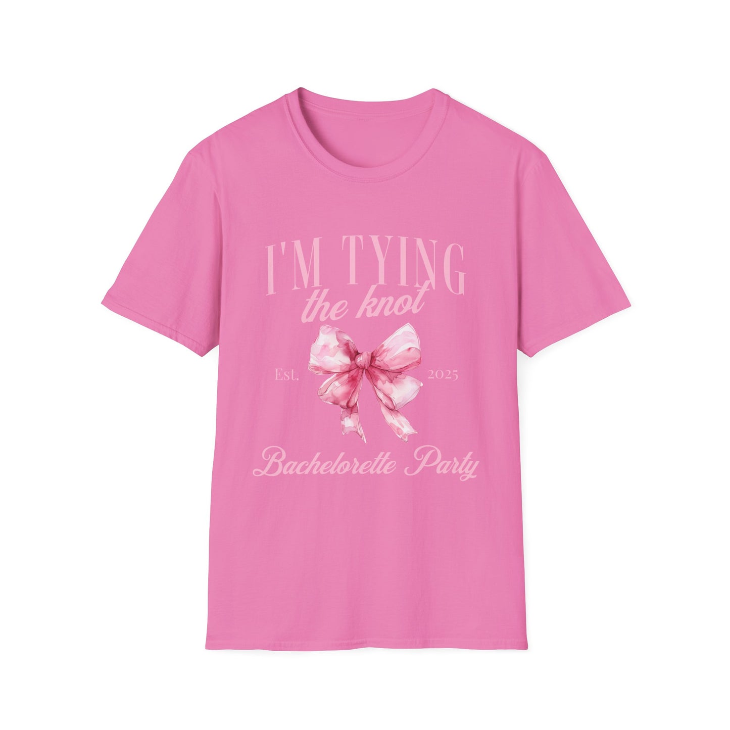 I'm tying the knot bachelorette party 2025 T-Shirt