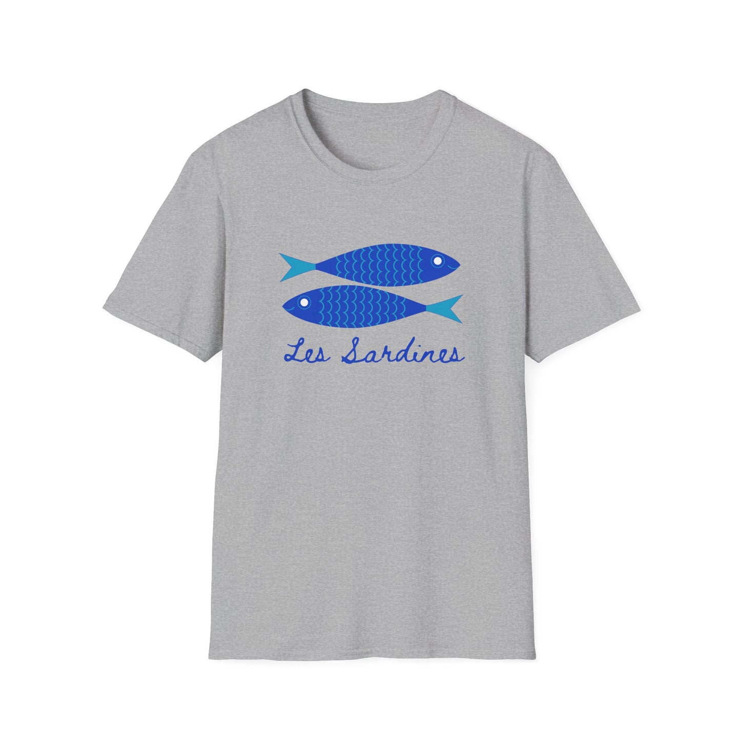 Les sardines Coastal beach Fisherman Aesthetic T-Shirt