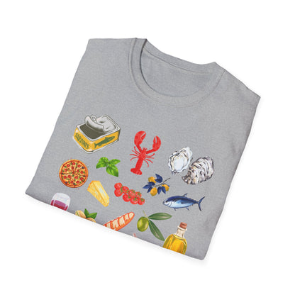 Italian summer Coastal Sardine T-Shirt