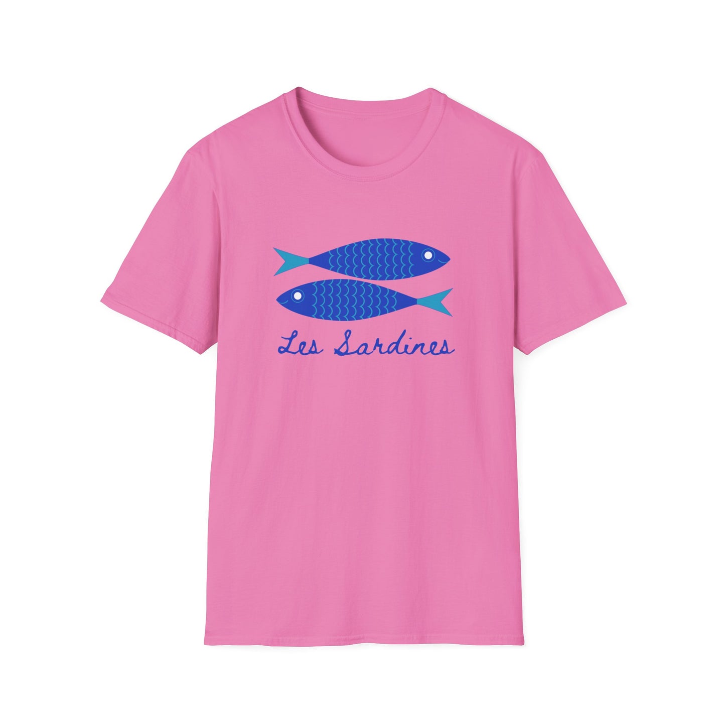 Les sardines Coastal beach Fisherman Aesthetic T-Shirt