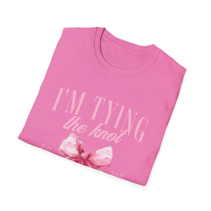 I'm tying the knot bachelorette party 2025 T-Shirt