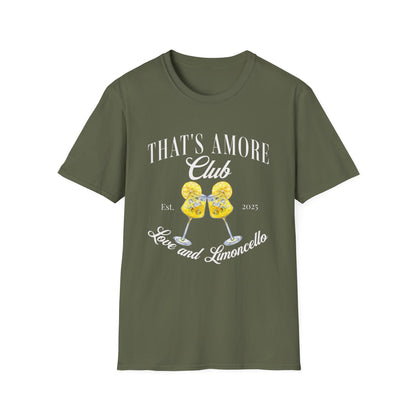 That's Amore Club Love and Limoncello 2025 T-Shirt