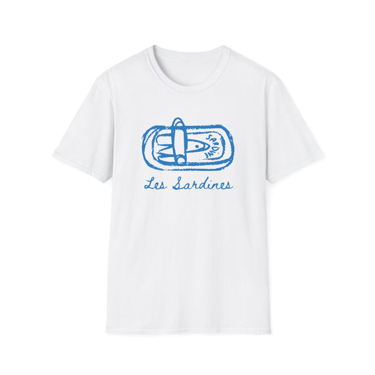 Les sardines Coastal beach Fisherman Aesthetic T-Shirt