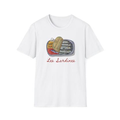 Les sardines Coastal beach Fisherman Aesthetic T-Shirt