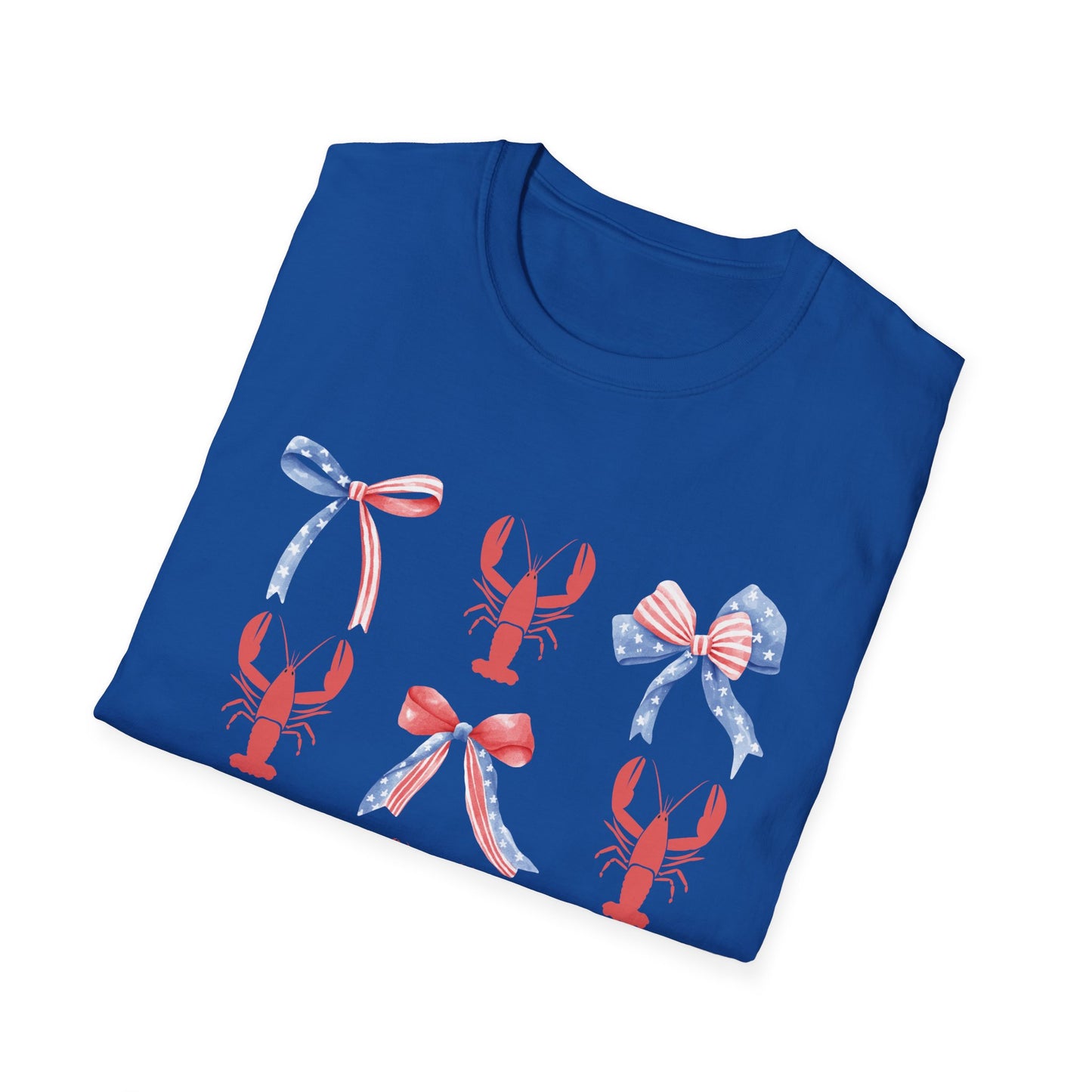 USA Coquette Bows Coastal Crawfish T-Shirt