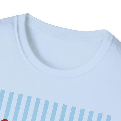 Ma Chérie cherry blue striped T-Shirt