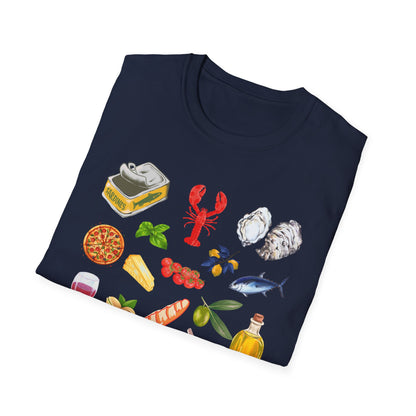 Italian summer Coastal Sardine T-Shirt