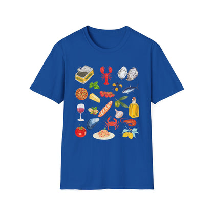 Italian summer Coastal Sardine T-Shirt