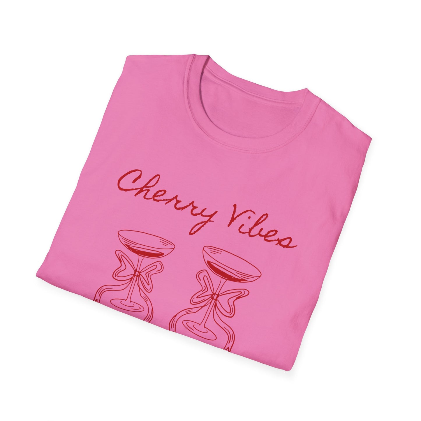 Cherry Vibes Bachelorette Party T-Shirt