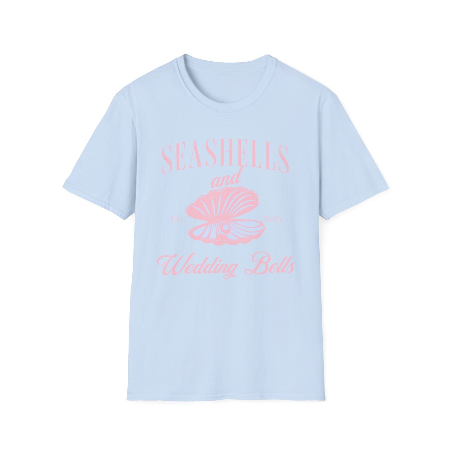 Seashells and wedding bells 2025 T-Shirt