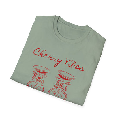 Cherry Vibes Bachelorette Party T-Shirt