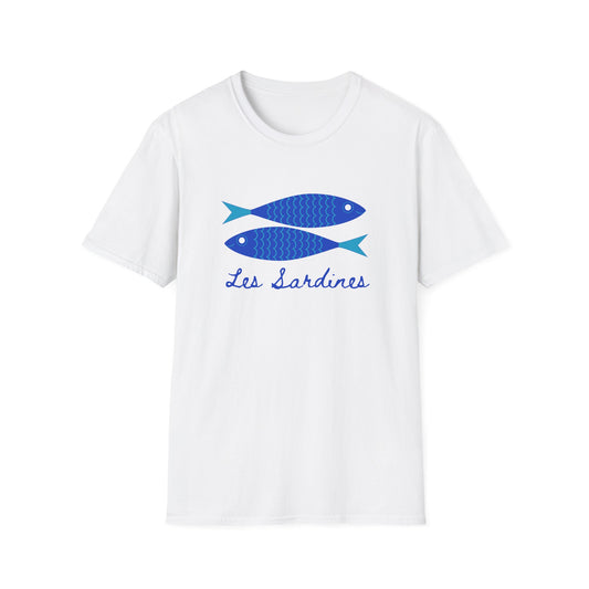 Les sardines Coastal beach Fisherman Aesthetic T-Shirt