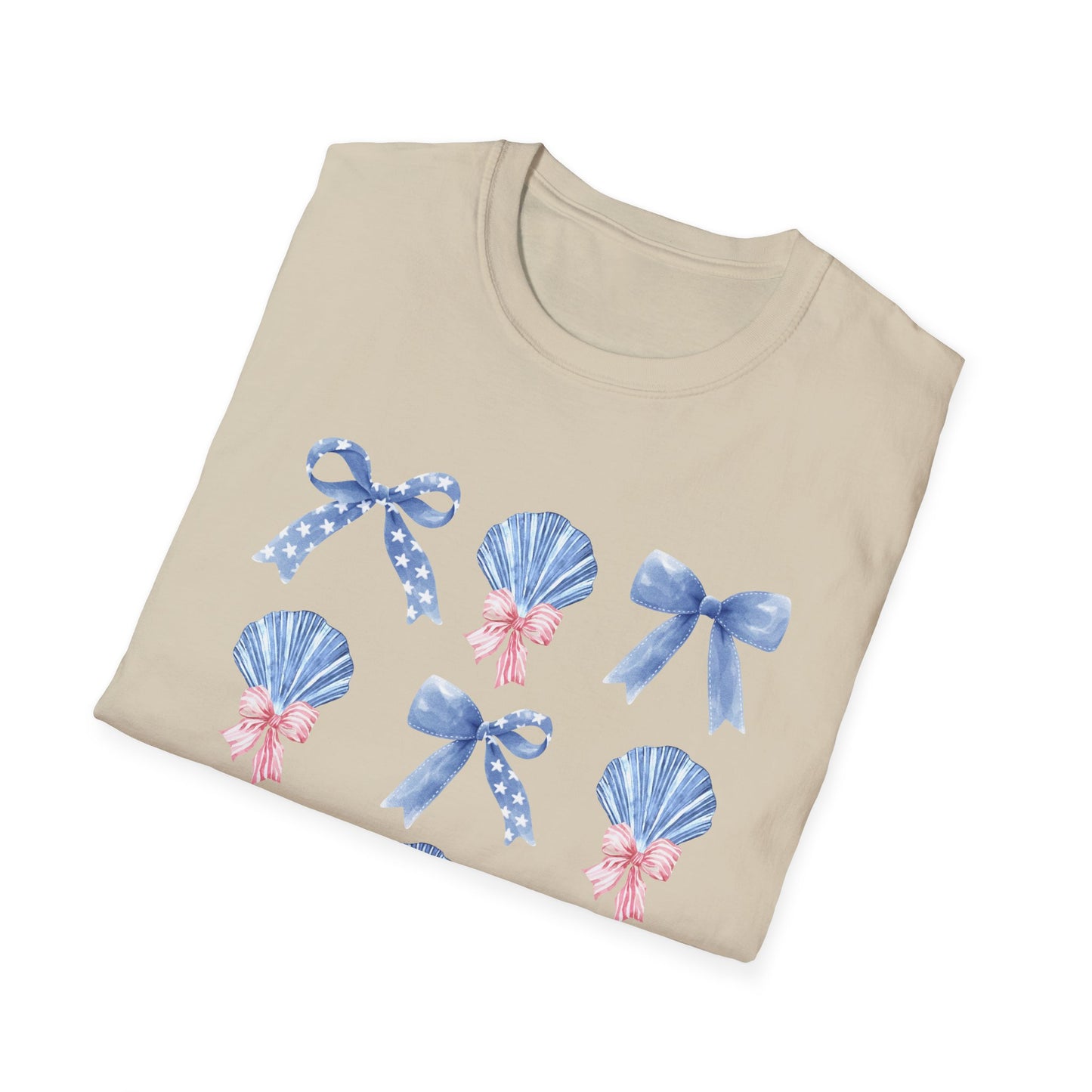 Coquette Bows Shells Coastal T-Shirt