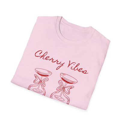 Cherry Vibes Bachelorette Party T-Shirt