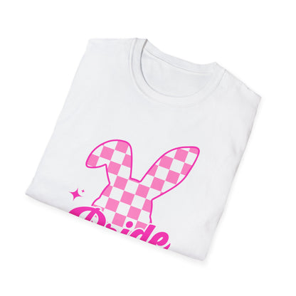 Bride Checkered Easter Bunny T-Shirt