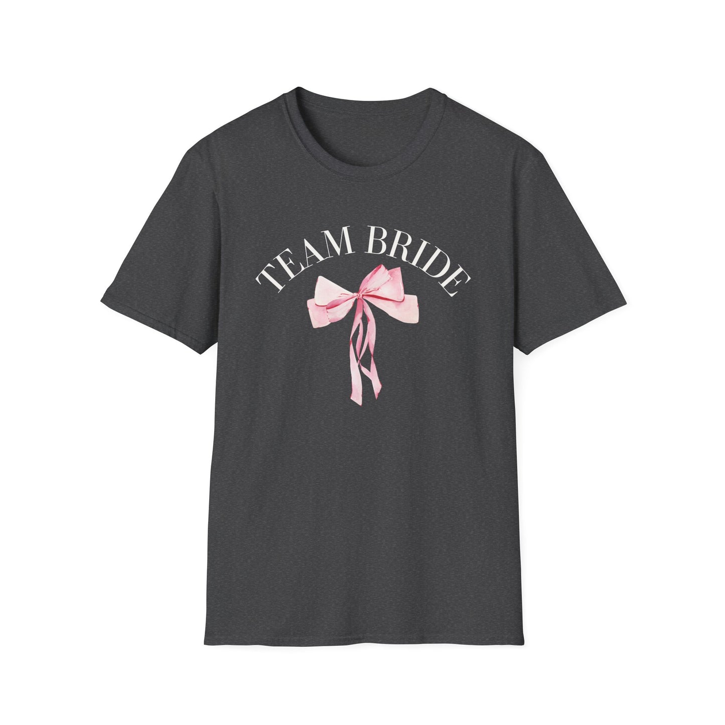 Team Bride Pink Coquette Bow T-Shirt