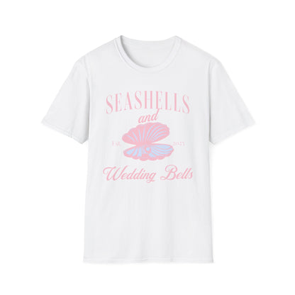 Seashells and wedding bells 2025 T-Shirt